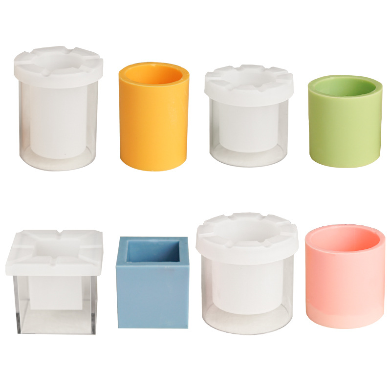 Candle Vessel Supplies - ジャー・キャンドル型シリコンカボチャ型コンクリートの味多肉植物植木鉢キャンドル作りハロウィーンの素材