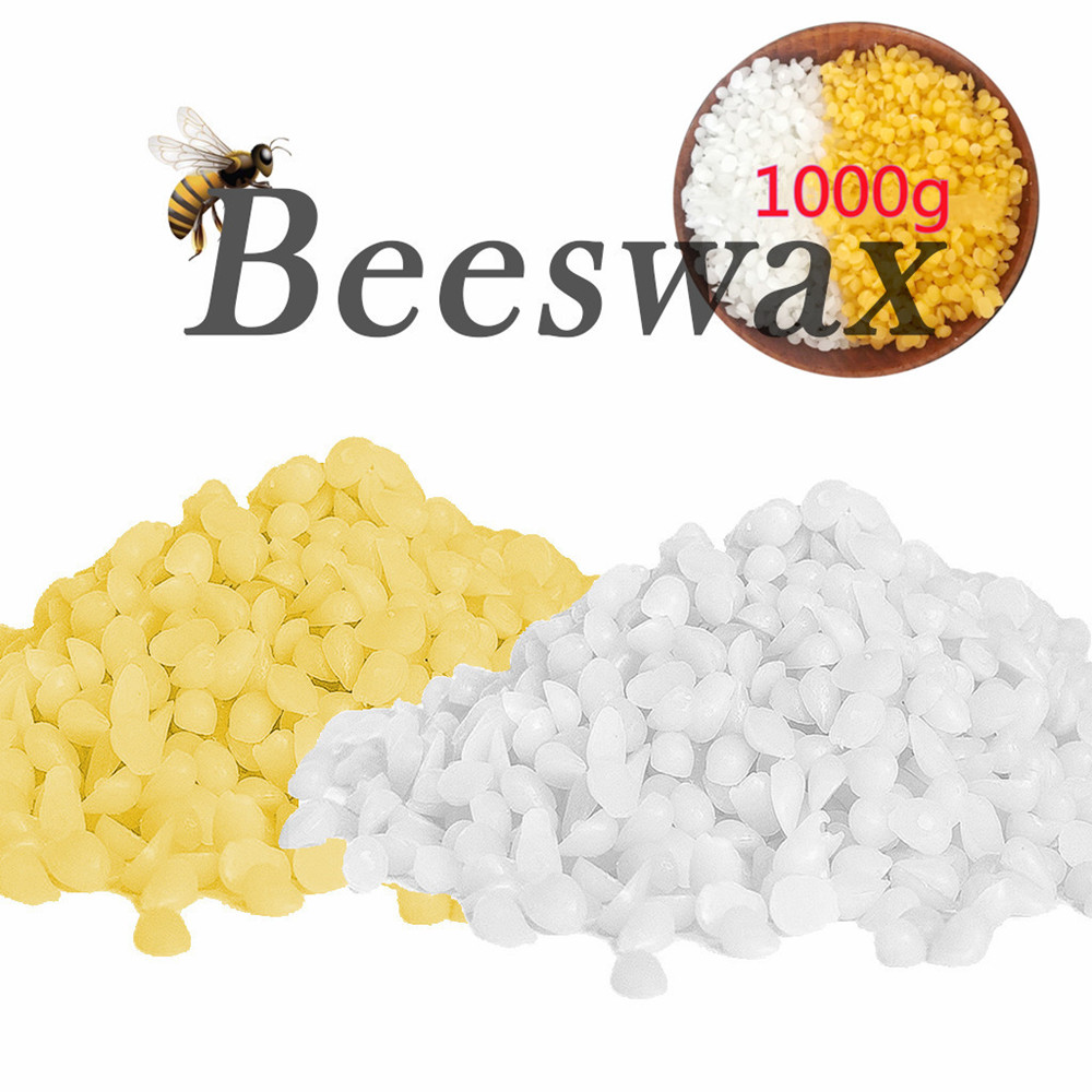 Candle Supplies To Make Candles - 純粋な天然蜜蝋1000,100% g,追加されていない,大豆ワックス,手作りギフト,ワックスキャンドル,黄色と白の製造用品