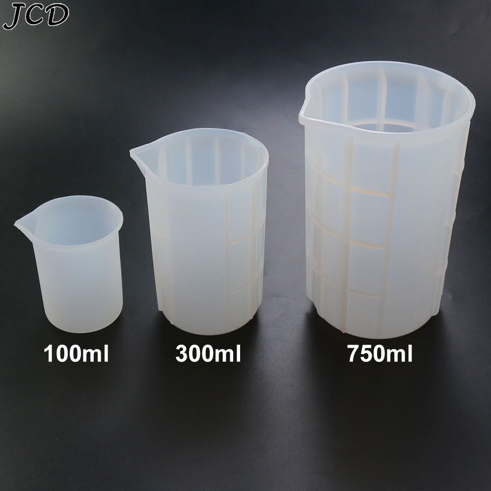 Candle Making Supplies Kit - JCD 100 ミリリットル/300 ミリリットル/750 ミリリットルシリコーン計量カップスケール食品グレードのケーキメイク分離カップ DIY