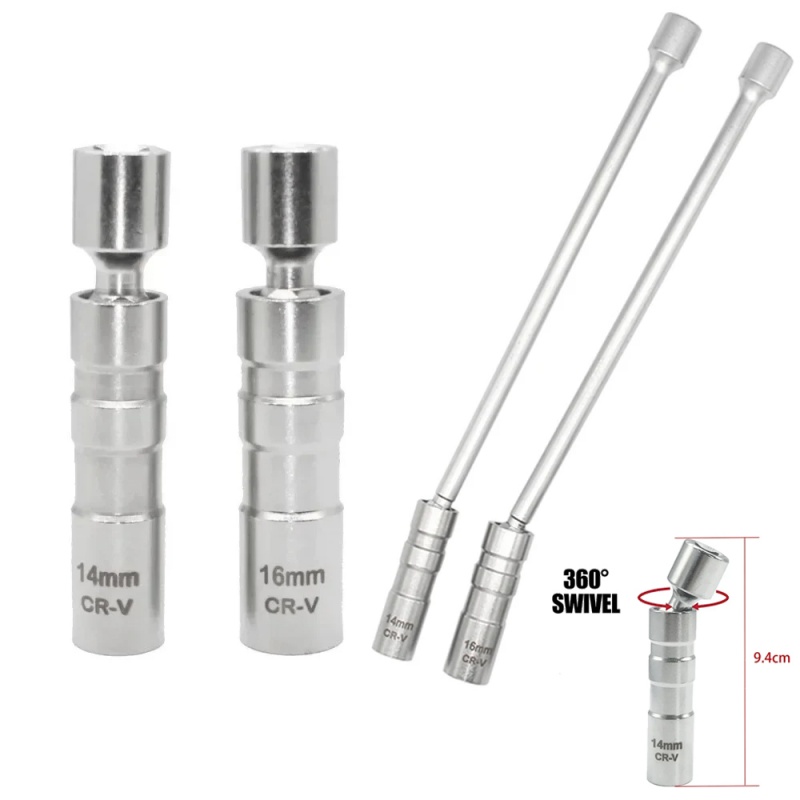 Candle Making Supplies Kit - 14 ミリメートル 16 ミリメートルスパークプラグ取り外しツールレンチ磁気スリーブ 3/8 インチ
