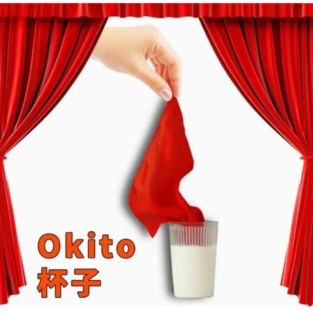 Your Candle Supplies - オキト・グラス・マジック・トリック：カップから現れるシルク、液体マジック、コイン、キャンドル、グラス・パス・スルー、クローズアップ・イリュージョン、ギミック