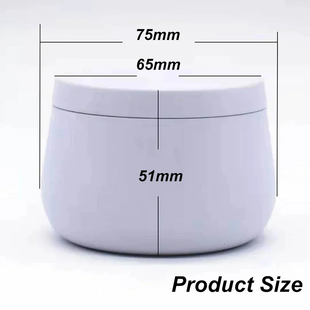 ふた付きの空の金属缶、収納ブリキボックス、キャンドル作り、美 - Metal Tin Lid 4Oz のレビューと価格