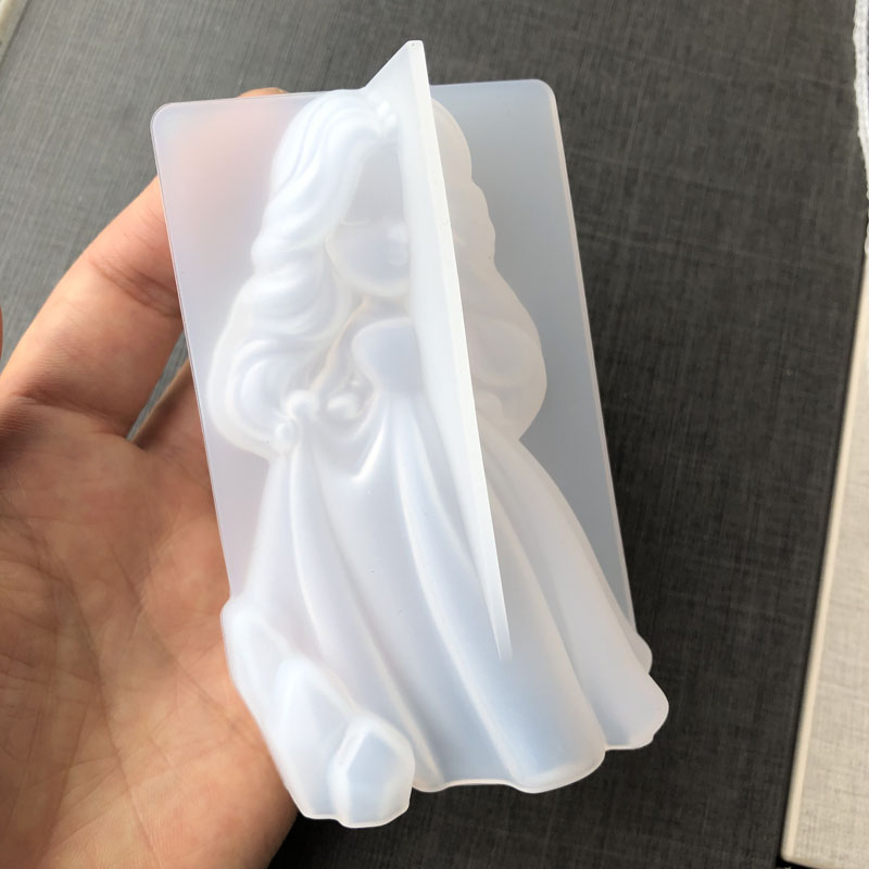 3D かわいいプリンセスシリコーンキャンドルモールド天使の女 - Candle Making Supplies Kit のレビューと価格