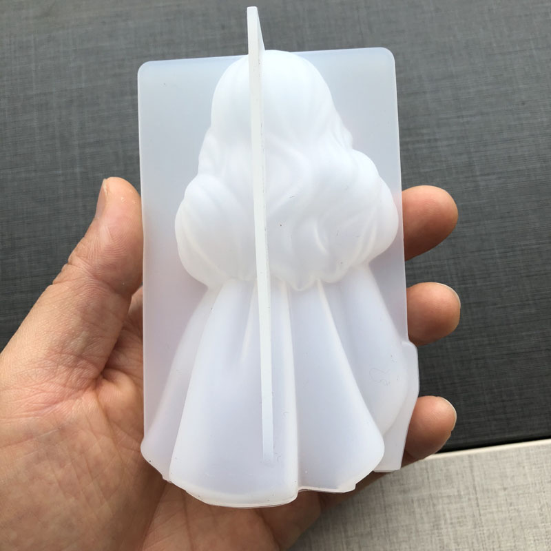 3D かわいいプリンセスシリコーンキャンドルモールド天使の女 - Candle Making Supplies Kit のレビューと価格