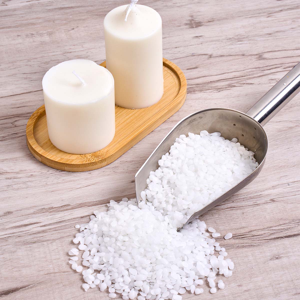 白い蜜蝋純粋な天然粒状バッグ DIY キャンドル作り材料無臭 - Candle Supplies To Make Candles のレビューと価格