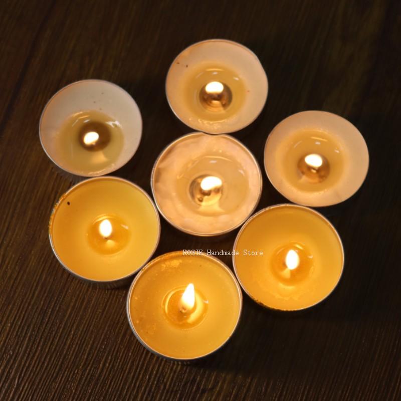 空のティーワックス丸型アルミボックス100ウィックステッカー - Candle Making Supplies Kit のレビューと価格