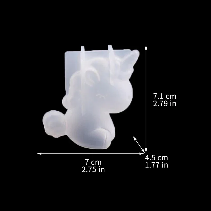 3D 幾何学的なシリコーンユニコーン猫鹿クマ型ソープキャンド - Candle Making Supplies Kit のレビューと価格