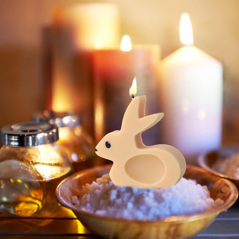 ウサギのシリコーン型バニー形状樹脂鋳造シリコーン型キャンドル - Candle Supplies To Make Candles のレビューと価格