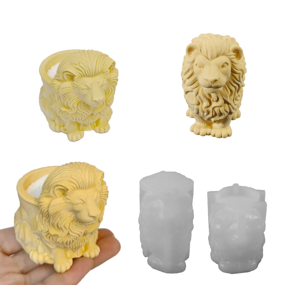 ライオンポットシリコンモールド手作りキャンドルカップ容器植木 - Candle Vessel Supplies のレビューと価格