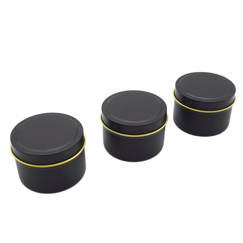 空のキャンドル,120ml/4oz,ゴールド,蓋付きのボウル - Metal Tin Lid 4Oz のレビューと価格