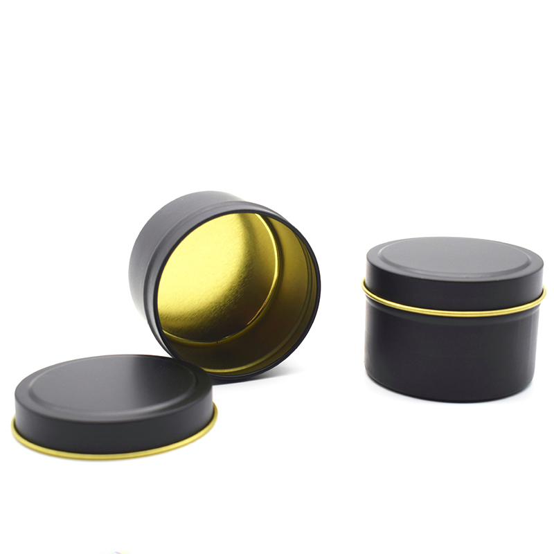 空のキャンドル,120ml/4oz,ゴールド,蓋付きのボウル - Metal Tin Lid 4Oz のレビューと価格