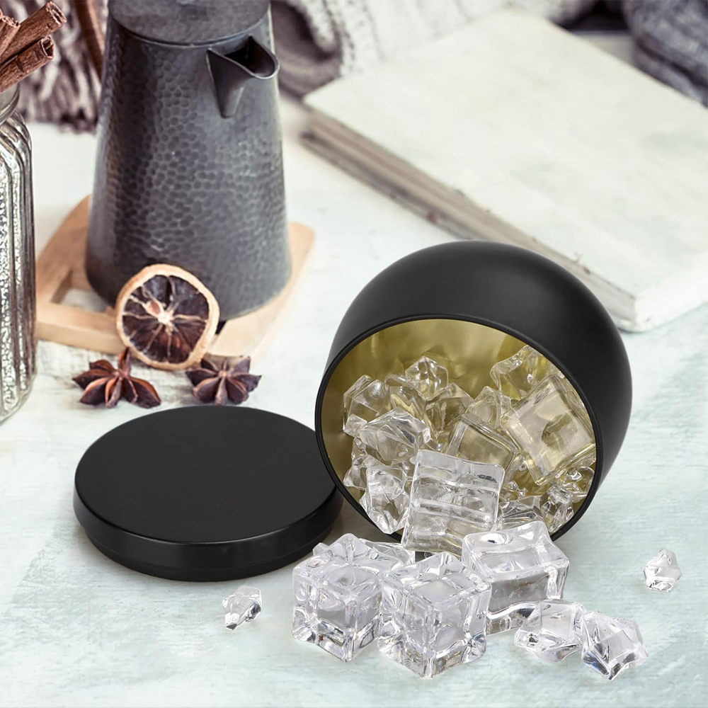 ふた付きキャンドルコンテナ、キャンドル作り用キャンドルジャー - Metal Tin Lid 4Oz のレビューと価格